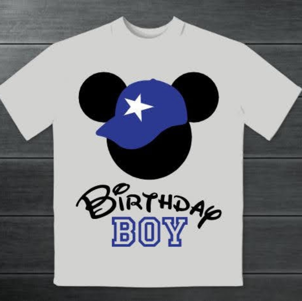Mickey Mouse- Birthday Boy Tshirt